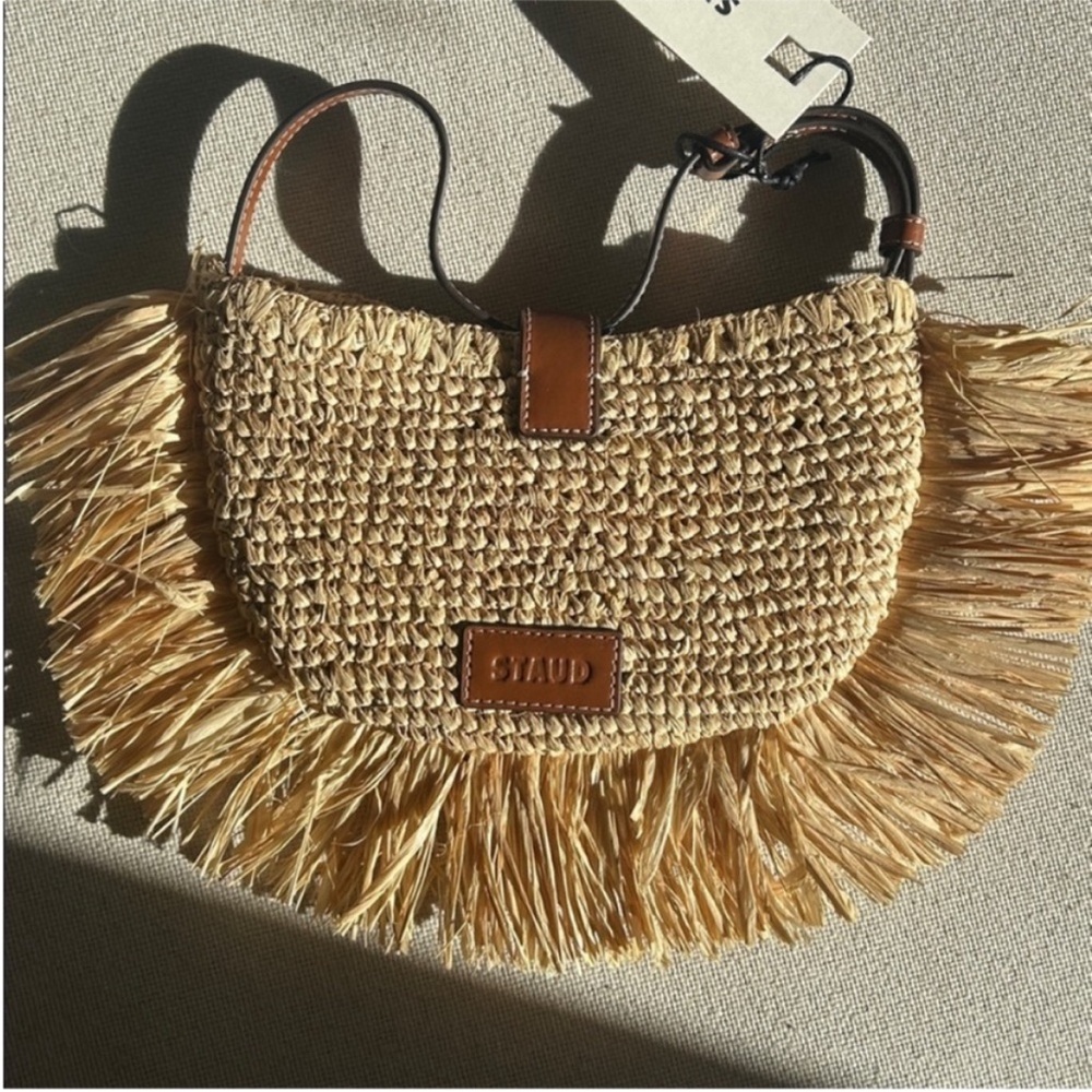 NWT • STAUD Alana bag in Raffia - Picture 4 of 9
